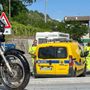 Moto si schianta contro auto sulla statale 26 a Quart Moto si schianta contro auto sulla statale 26 a Quart