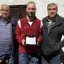 Da sn Marino Dal Bosco, Thomas Marchesi e Renato Dal Bosco Da sn Marino Dal Bosco, Thomas Marchesi e Renato Dal Bosco