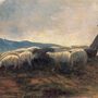 'Pastore con gregge', 1904-1905; Sebastiano Satta (1867-1914)