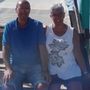 Patrizia Isdraele Romano insieme al marito Gianvito Pitta durante una recente vacanza nel Salento