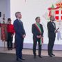 Da sn il Principe Emanuele Filiberto, il Commendatore Giovanni Girardini e il sindaco di Courmayeur, Roberto Rota (cliccare sul'immagine per avviare la mini gallery)