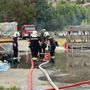 Fiamme vicino alla centrale elettrica di Villeneuve, danni limitati e nessun ferito