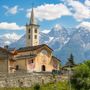 La chiesa parrocchiale di Roisan
