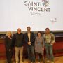 Da sn Laura Agostino, Arnaldo Tranti, Francesco Favre, Francesca Bellotti e Franz Rossi