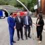 Da sn Alberto Cirio, Antonio Tajani, Renzo Testolin ed Emily Rini