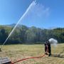 St-Pierre, Vigili del fuoco volontari in esercitazione con le nuove prese idriche del Cmf  Brean-Torrette