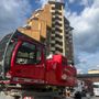 Aosta; E' arrivato questa mattina Zeus, abbatterà i 'grattacieli'