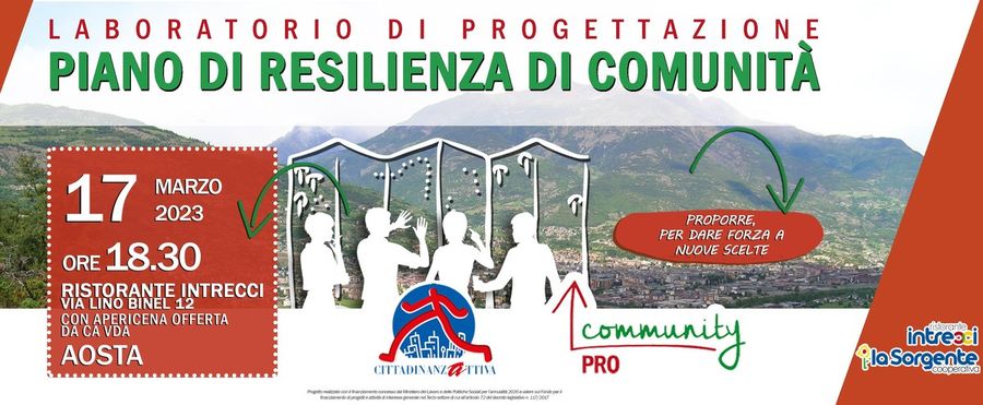 Al via ad Aosta il terzo laboratorio di Cittadinanzattiva VdA Al via ad Aosta il terzo laboratorio di Cittadinanzattiva VdA