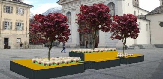 Aosta, si a nuovi arredi urbani in due piazze e una via Aosta, si a nuovi arredi urbani in due piazze e una via