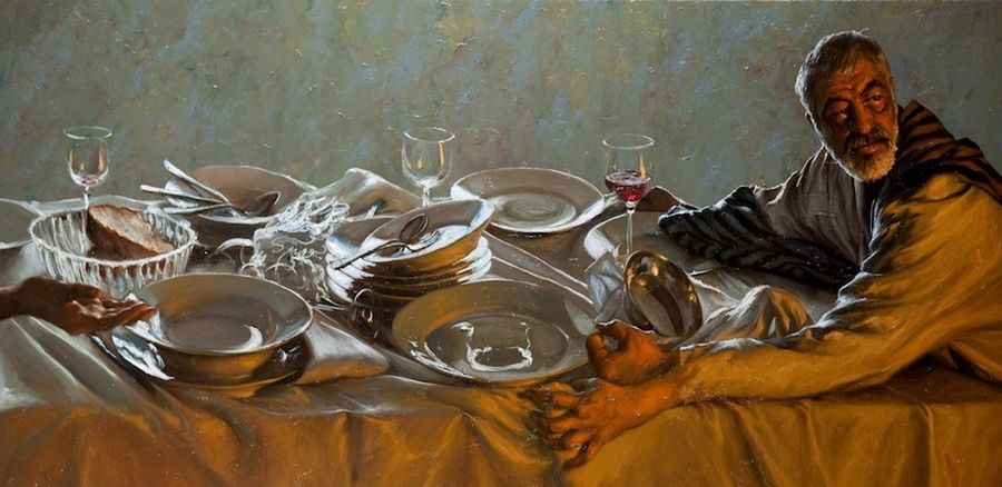 'Il banchetto del ricco Epulone', 2010- Giovanni Gasparro, 1983