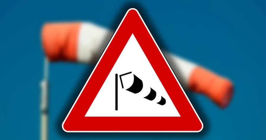 Allerta gialla in Valle per forte vento