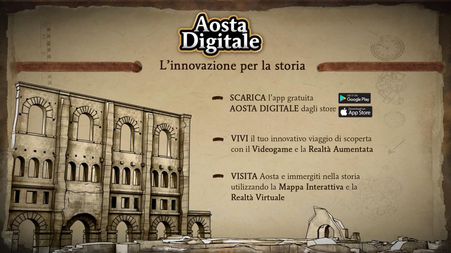 Scoprire i siti di Aosta con la realtà virtuale di una nuova App