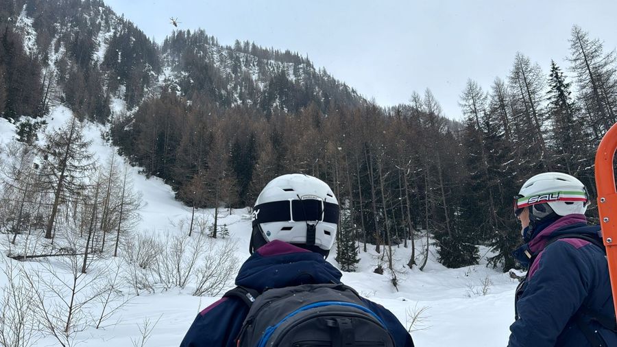 Courmayeur, tratti in salvo sei sciatori freerider bloccati in un canalone