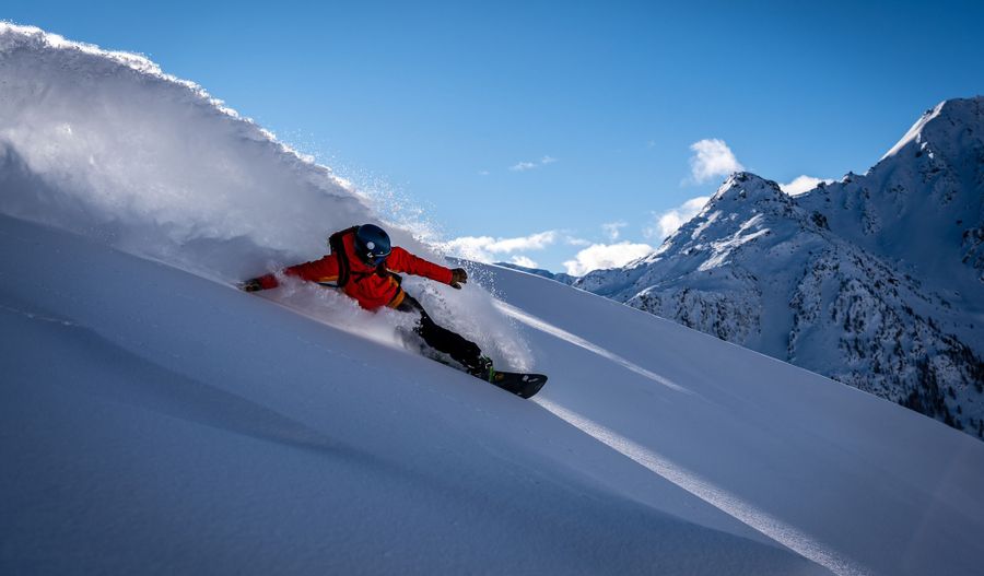 Ettore Personnettaz in azione a Crevacol (credit Francesco Perrone)
