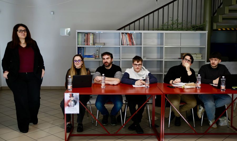 Un momento della presentazione del bando