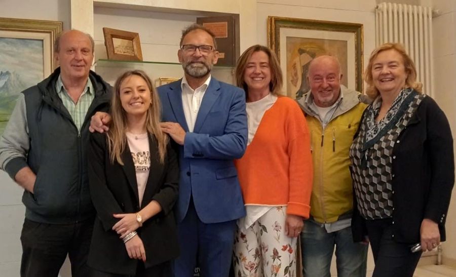 Da sinistra verso destra: Elso Gerardin (Consigliere), Rossana Scapoli (Consigliera), Giovanni Girardini (Presidente), Roberta Carla Balbis (Segretaria), Aldo Vittaz (Eletto) e Orianna Cremonese (Segretaria amministrativa