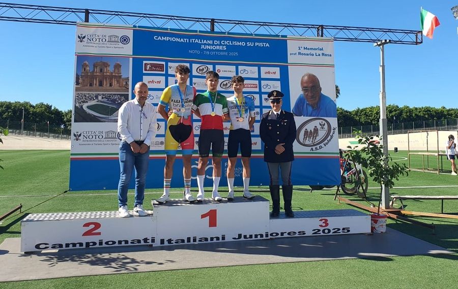 Ciclismo: Kristian Blanc sul podio dello Scratch degli Italiani Pista