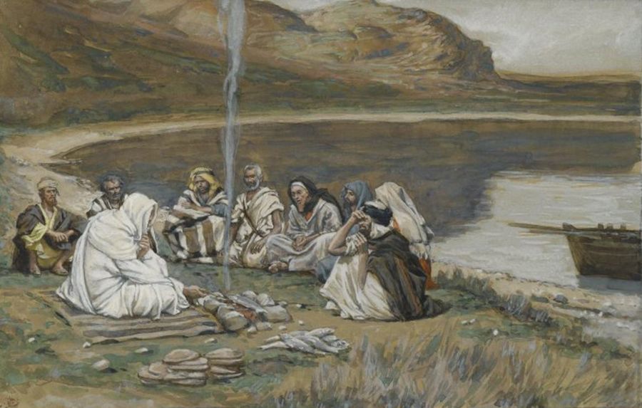 'Pasto di Gesù nostro Signore con gli apostoli', 1886-1894; James Tissot (1836-1902) 'Pasto di Gesù nostro Signore con gli apostoli', 1886-1894; James Tissot (1836-1902)