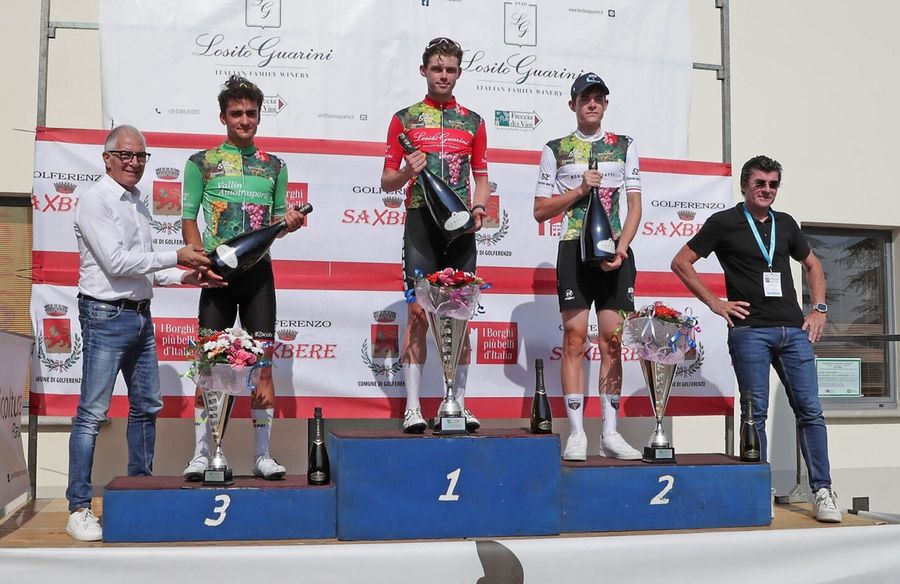Ciclismo: Filippo Agostinacchio sul podio alla Freccia dei Vini Ciclismo: Filippo Agostinacchio sul podio alla Freccia dei Vini