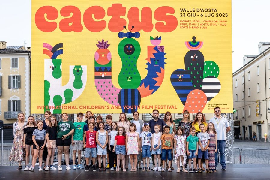 Foto di gruppo dei 'cactus' (photo credit Roberto Roux)
