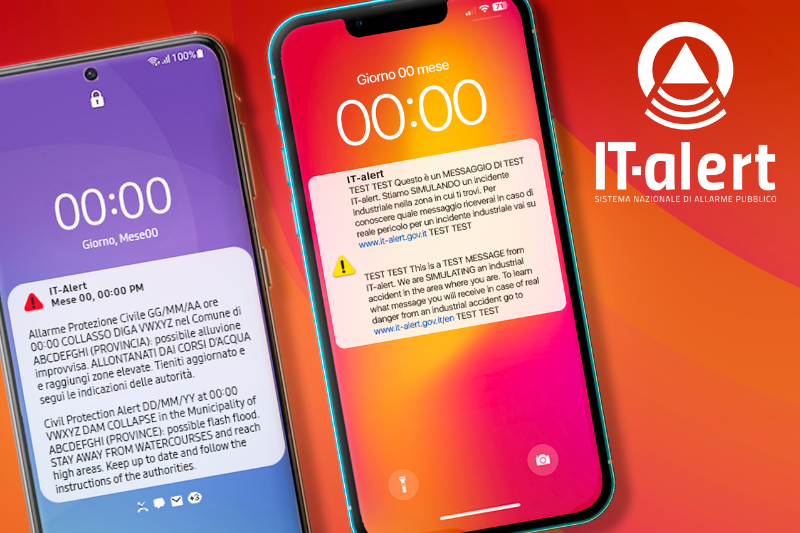 IT-alert: venerdì 26 gennaio, alle ore 12, test nei comuni di Valgrisenche, Arvier e Villeneuve