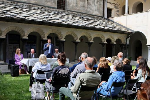 La presentazione del progetto lo scorso luglio ad Aosta