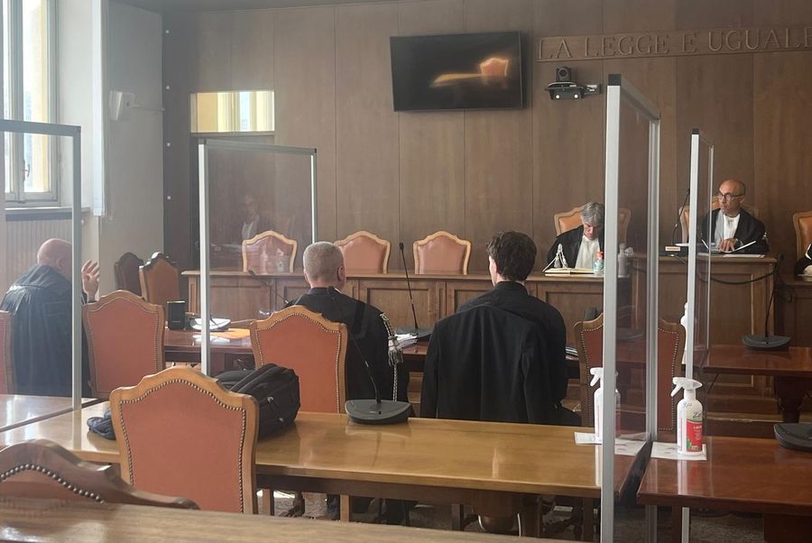 Un momento del dibattimento