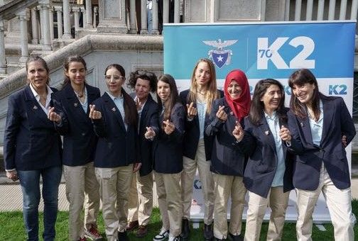 Le valdostane Torretta e Mingolla nella prima spedizione tutta al femminile al K2 Le valdostane Torretta e Mingolla nella prima spedizione tutta al femminile al K2