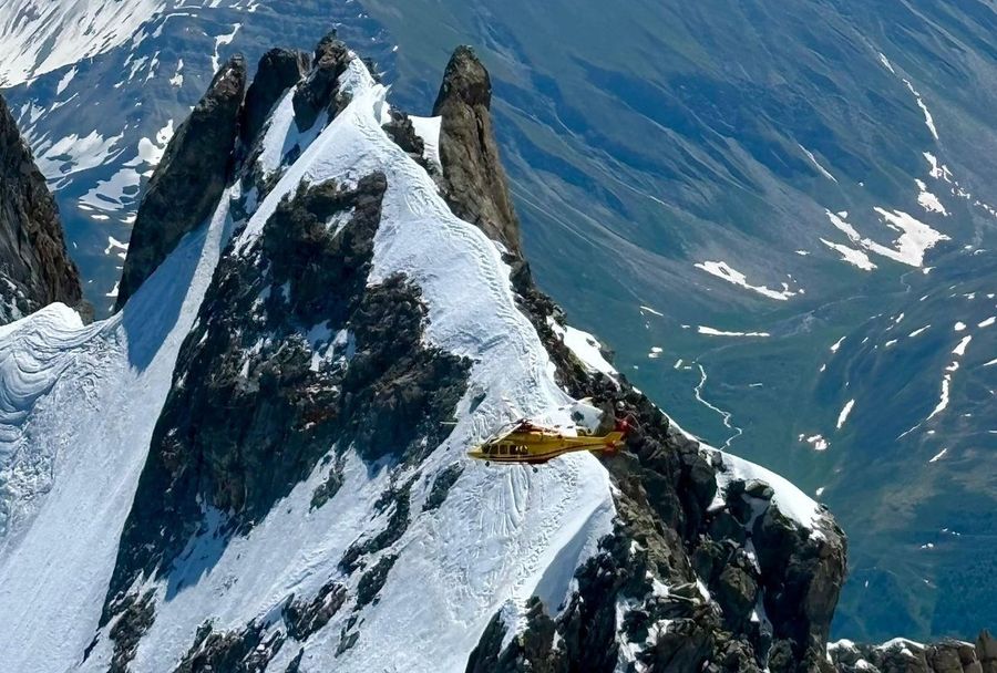 In salvo quattro alpinisti in difficoltà sul Bianco