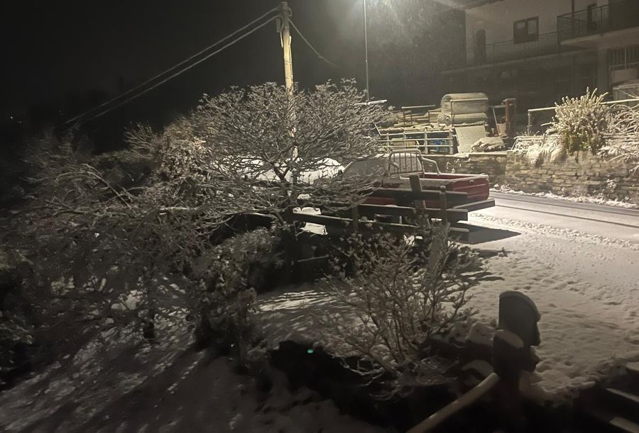 Nevica su tutta la Valle d'Aosta