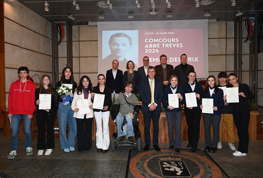 Lo studente aostano Marco Scopacasa vince il concorso Abbé Trèves 2024
