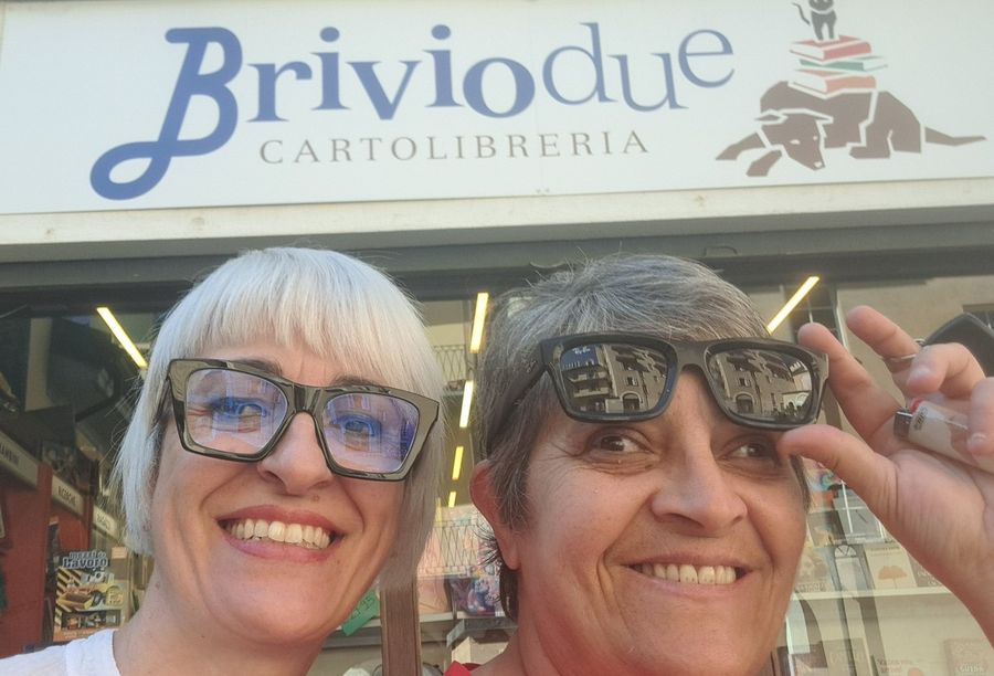 Romaine Pernettaz, titolare di Briviodue e Rosalia Ventrini, presidente di AQC Romaine Pernettaz, titolare di Briviodue e Rosalia Ventrini, presidente di AQC