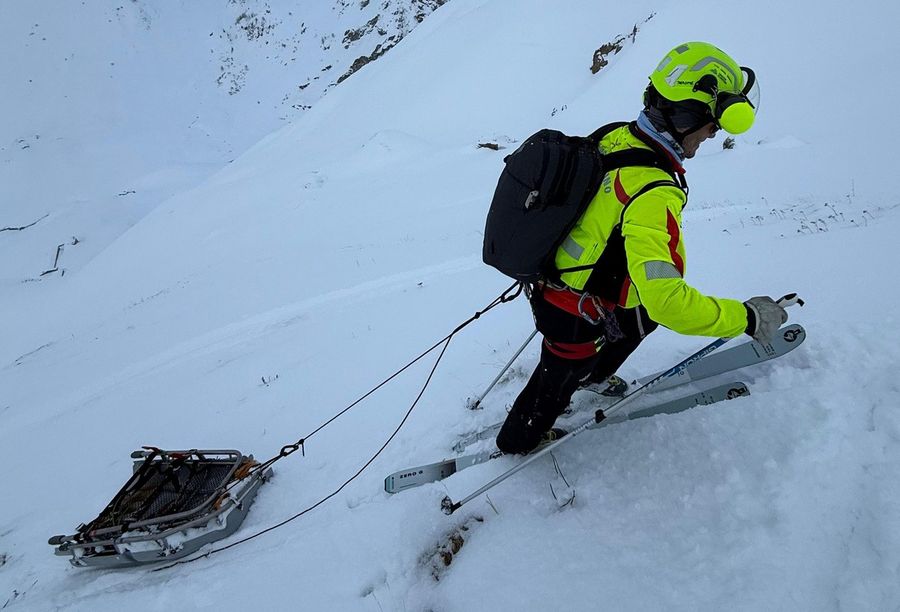 In salvo scialpinista infortunatosi sopra La Thuile