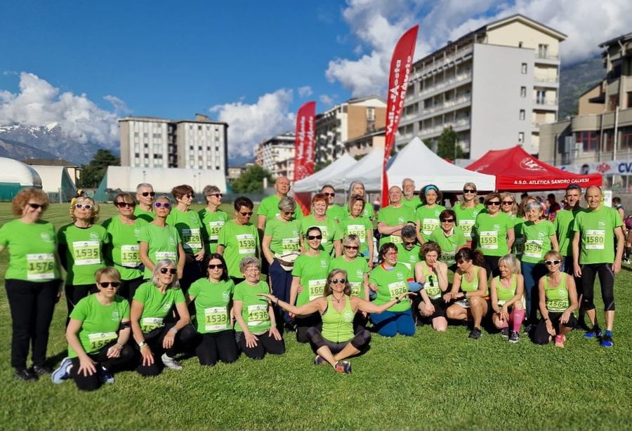 All'Aosta 21K gli atleti inclusivi e senza età di 'M.A. training 360'