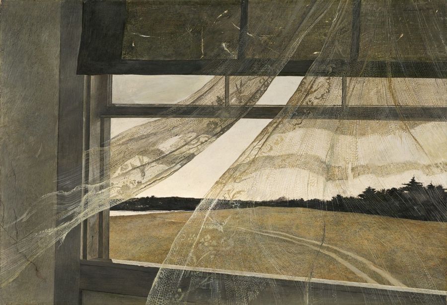 'Vento dal mare', 1947 - Andrew Wyeth (1917- 2009)