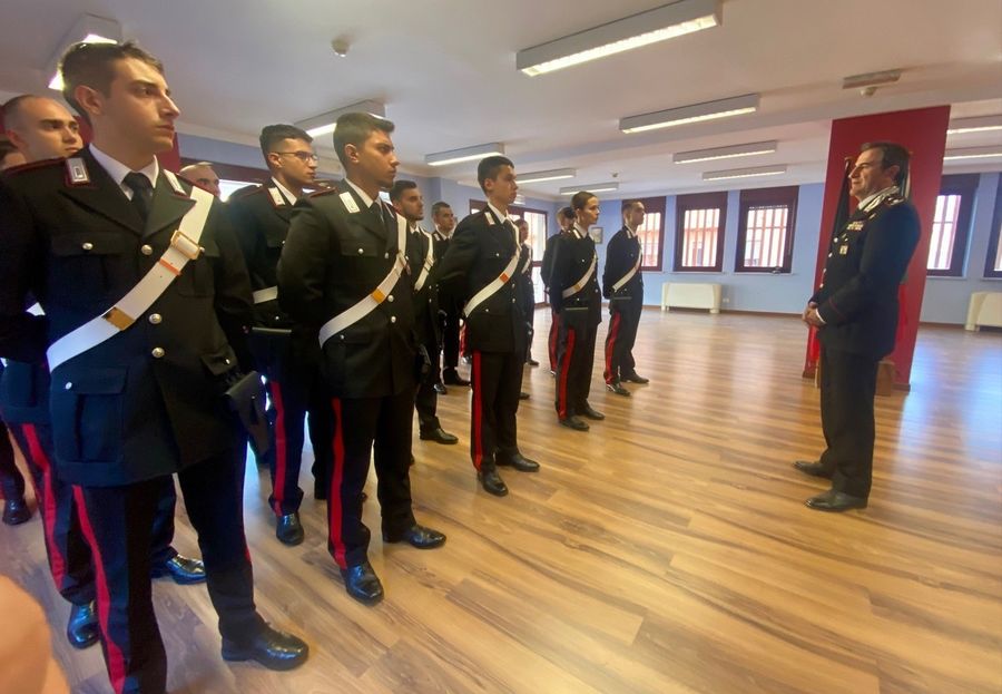 Il generale Antonio Di Stasio ha visitato il Gruppo Carabinieri di Aosta