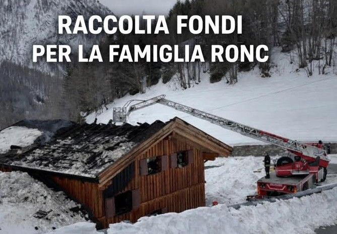 Incendio casa a St-Rhémy-en-Bosses; raccolta fondi per la famiglia Ronc Incendio casa a St-Rhémy-en-Bosses; raccolta fondi per la famiglia Ronc