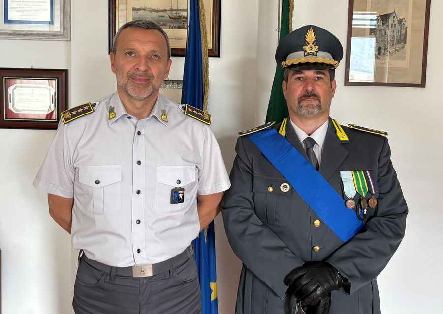 Da sn il colonello Nicola Bia e il tenente colonnello Luca Bonatesta