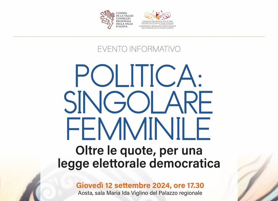 'Politica: singolare femminile': conferenza della Consulta regionale per le pari opportunità 'Politica: singolare femminile': conferenza della Consulta regionale per le pari opportunità