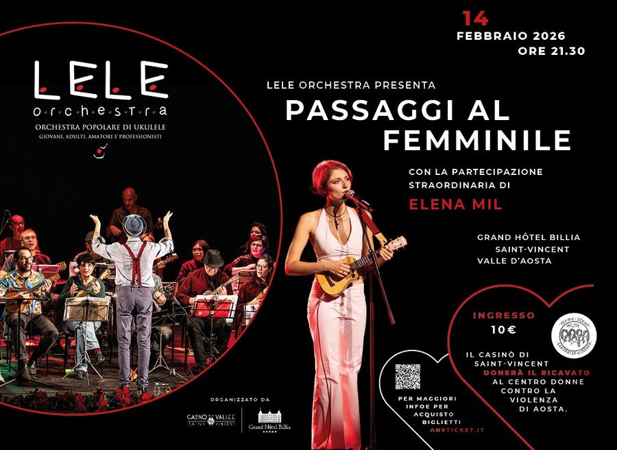 Al G.H. Billia musica e solidarietà il 14 febbraio con 'Lele Orchestra – Passaggi al femminile'