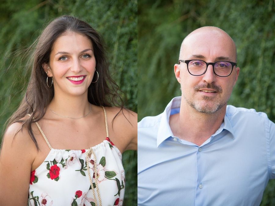 Elisa Andreoli e Andrea Vicquéry