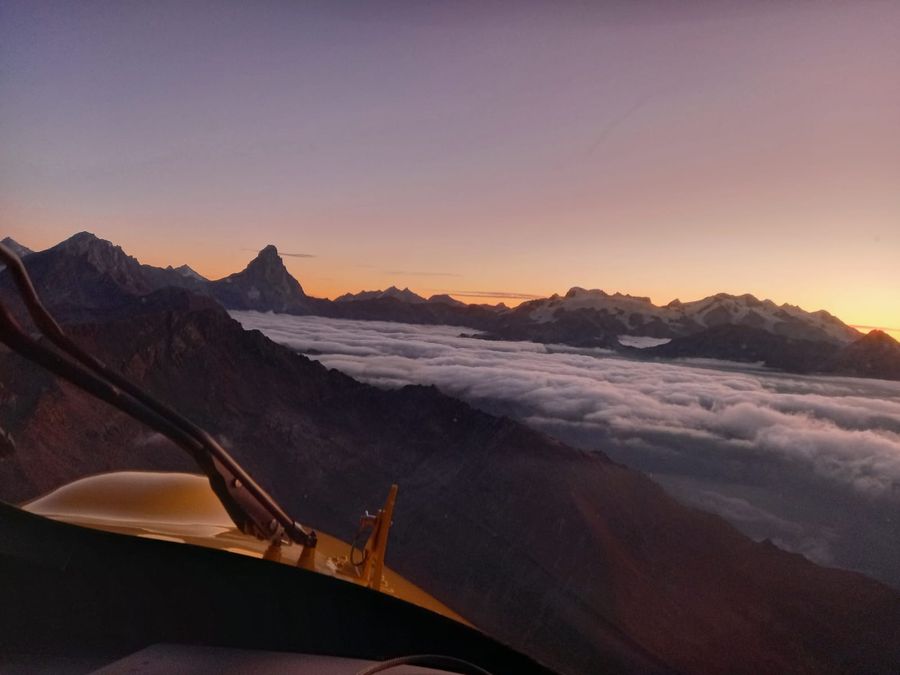 Alpinista in difficoltà salvato dal Soccorso alpino sul Cervino