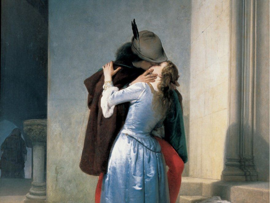 Francesco Hayez- Il  bacio-1859