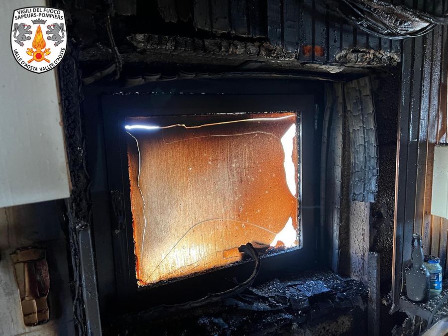 Incendio al Plateau Rosa, 3500 metri di quota