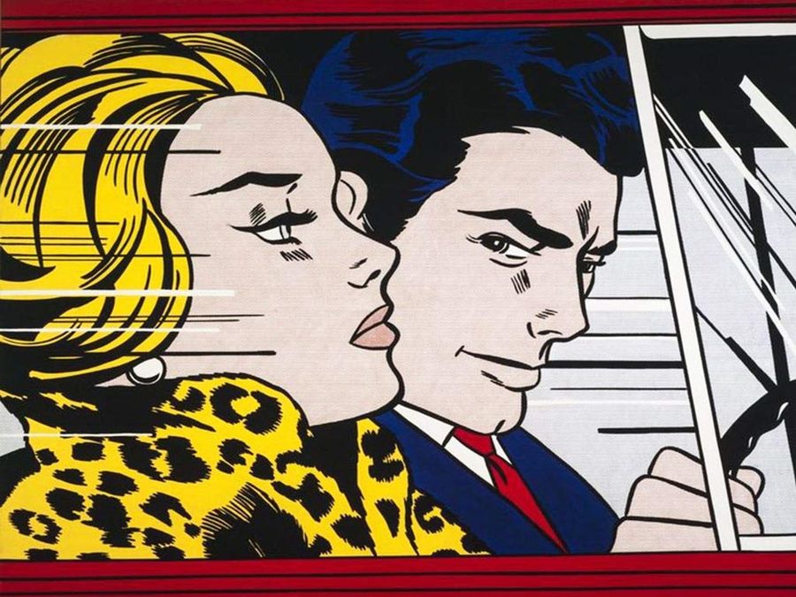 'The Car', 1963- Roy Lichtenstein (1923-1997)