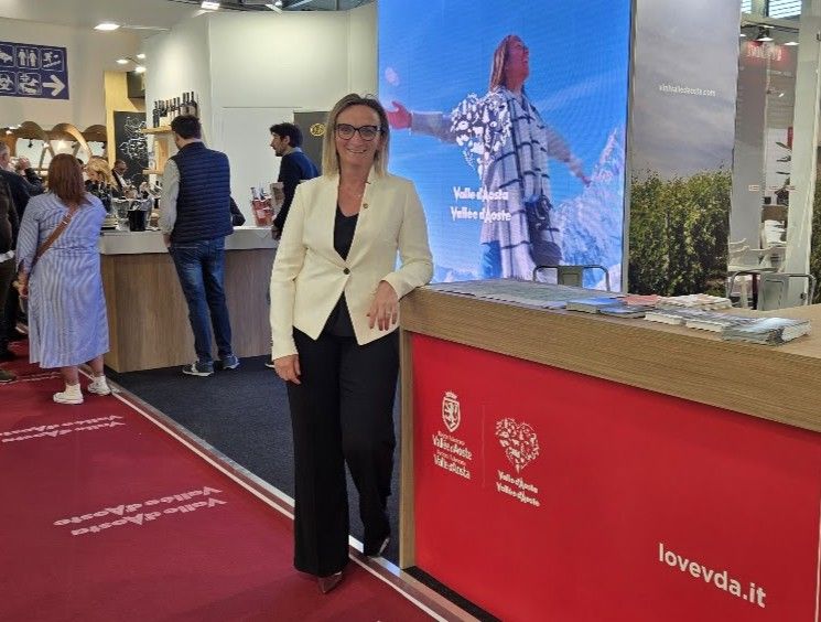 L'assessore Speranza Girod a Vinitaly L'assessore Speranza Girod a Vinitaly