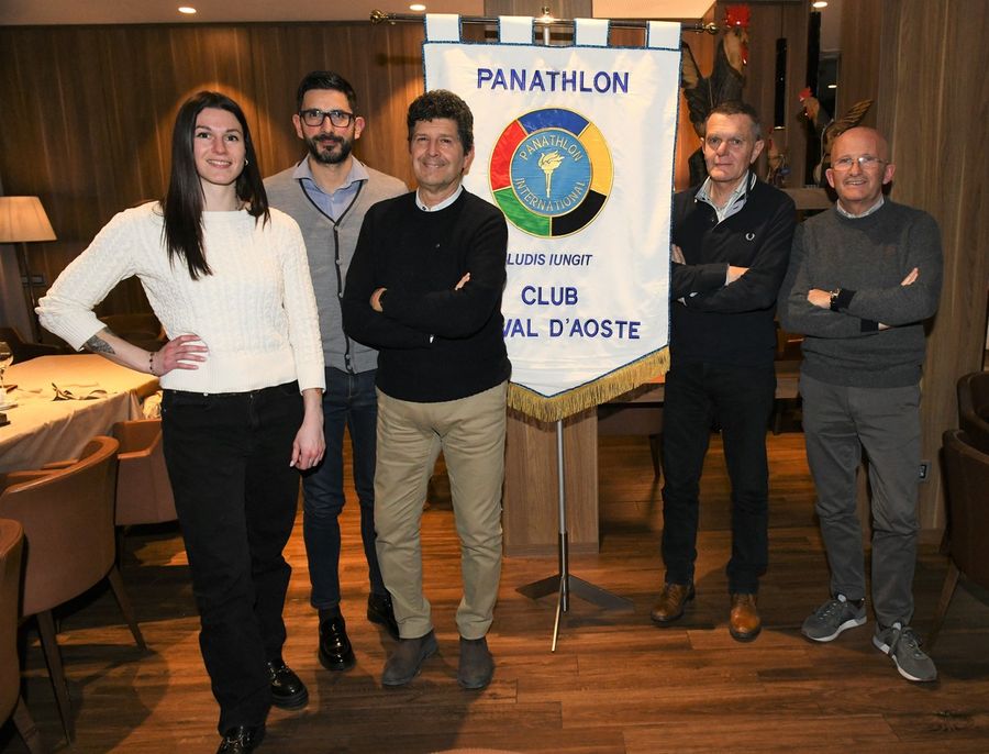 Da sn  Martine Michieletto, Paolo Cotrone, Piercarlo Lunardi, Loris Chabod e Valter Martina