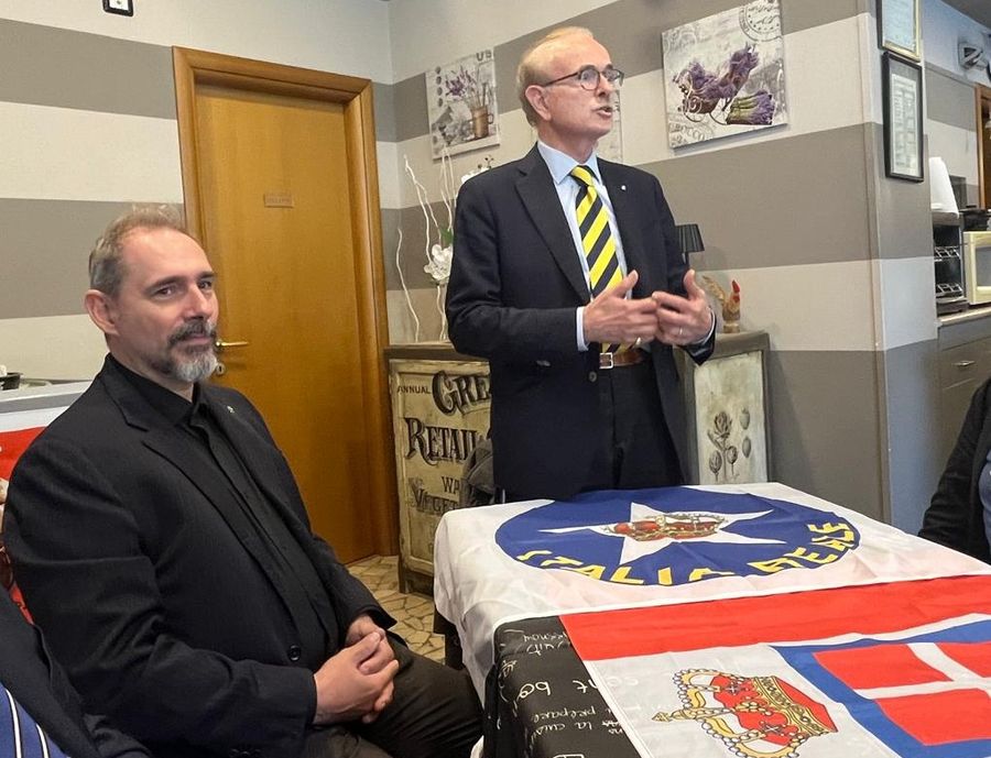 Da sn Paolo Fabris e Massimo Mallucci de Molucci