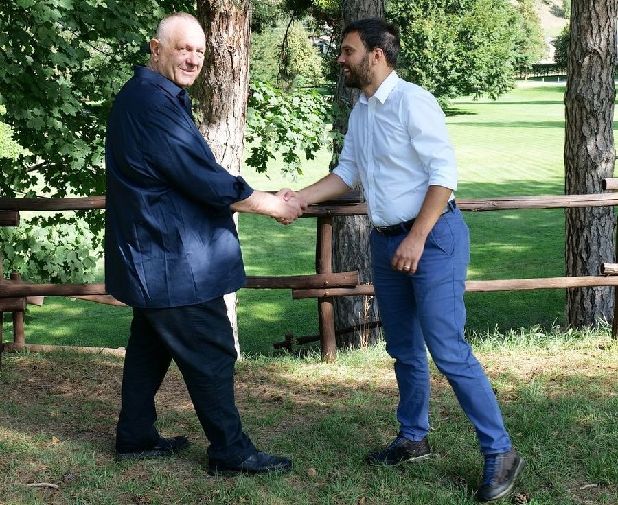 Aldo Di Marco (a sn) insieme a Marco Carrel: le due anime inseparabili di PlA