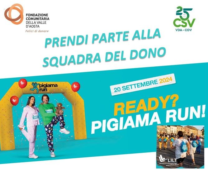 Torna puntuale il Pigiama Run solidale della LILT Torna puntuale il Pigiama Run solidale della LILT